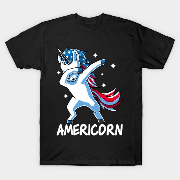 Unicorn Veterans - Americorn Veterans Gift T-Shirt by clickbong12